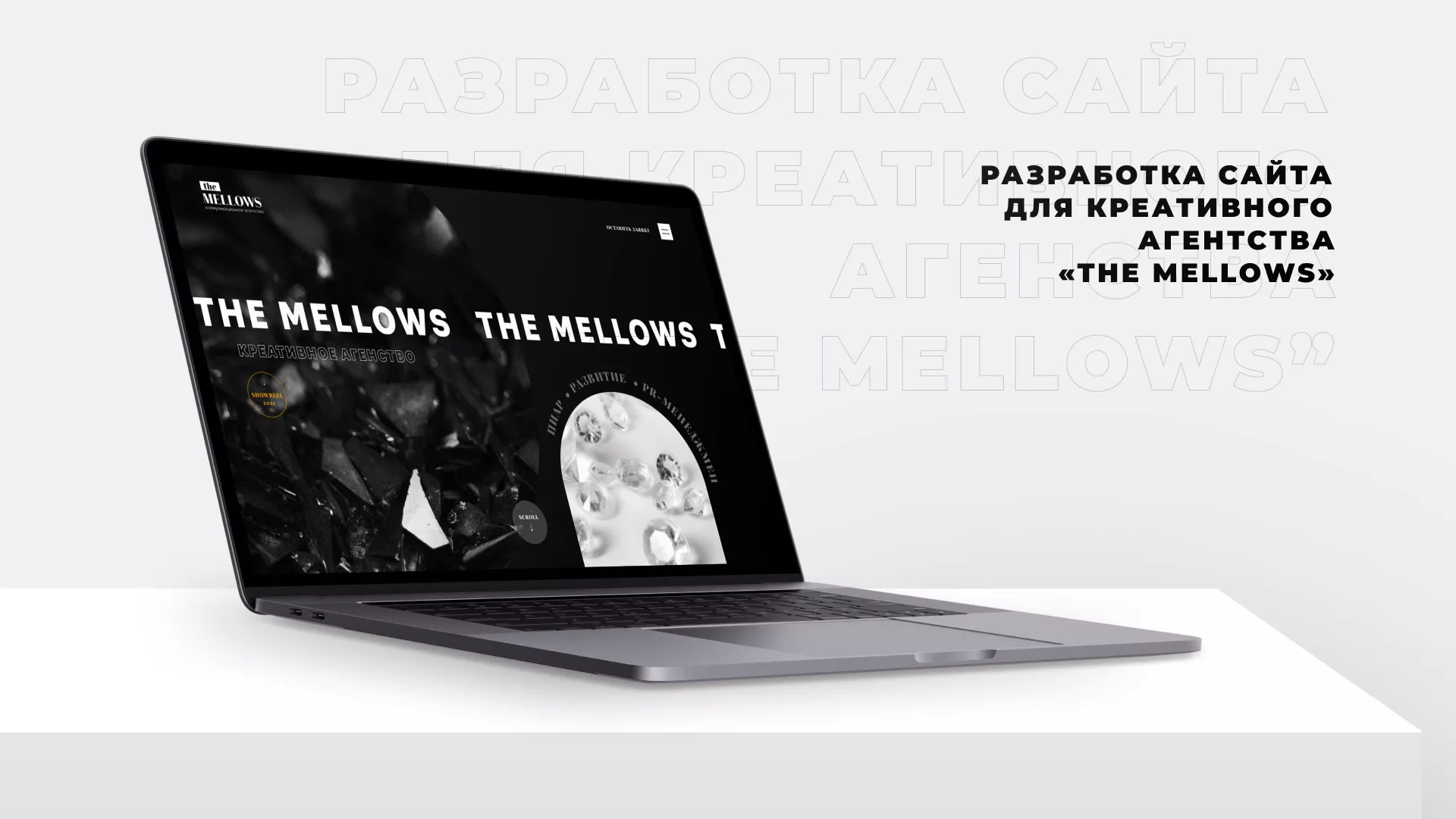 Разработка сайта креативного агентства «The Mellows» в Зубцове